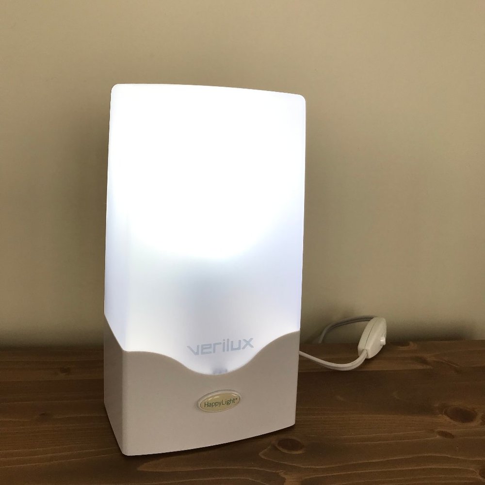 Verilux Happy Light Natural Spectrum Desktop 9" Compact Lamp VT01-SB 2500 - Picture 2 of 6